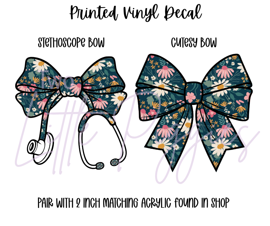 Printed Vinyl - Eclectic Floral