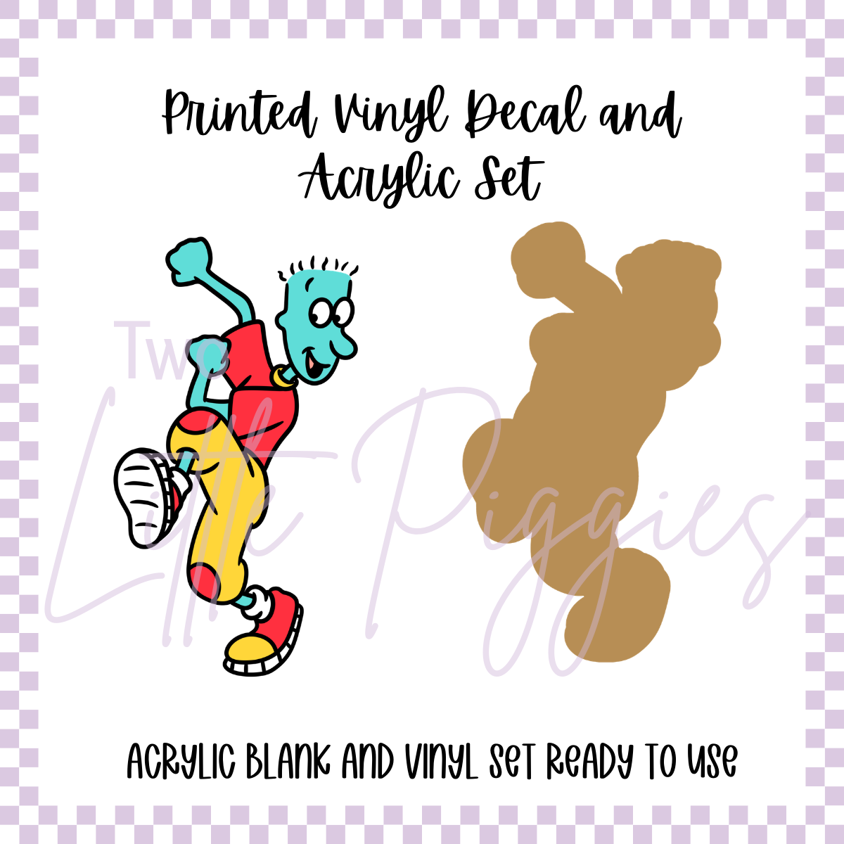 Printed Vinyl and Acrylic Set - 90's - Skeeter