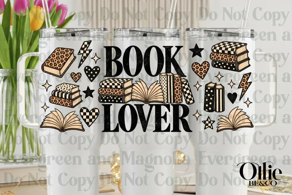 Checkered & Leopard Book Lover