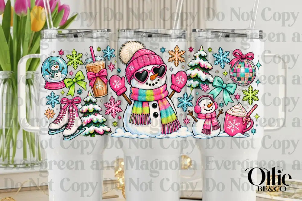Neon Snowman