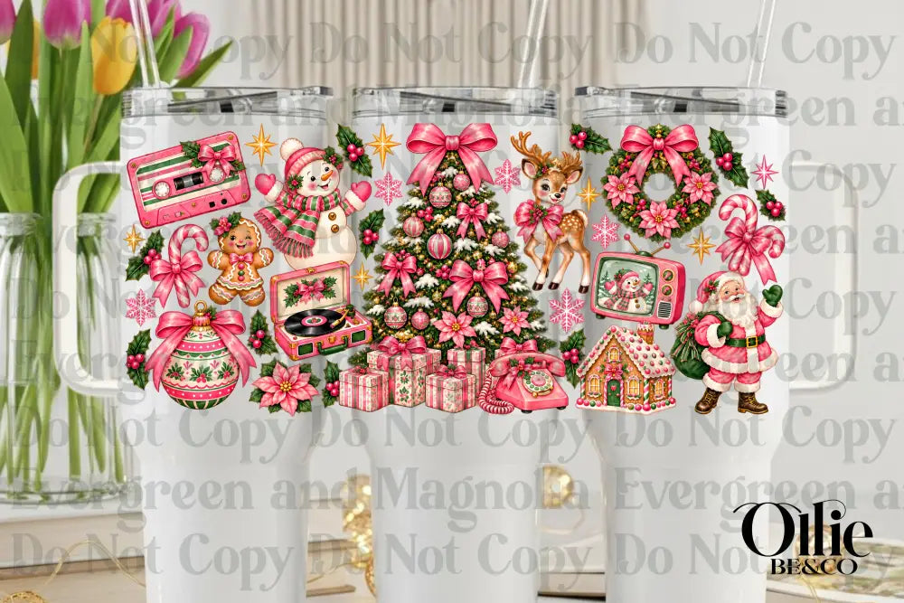Vintage Pink Collage