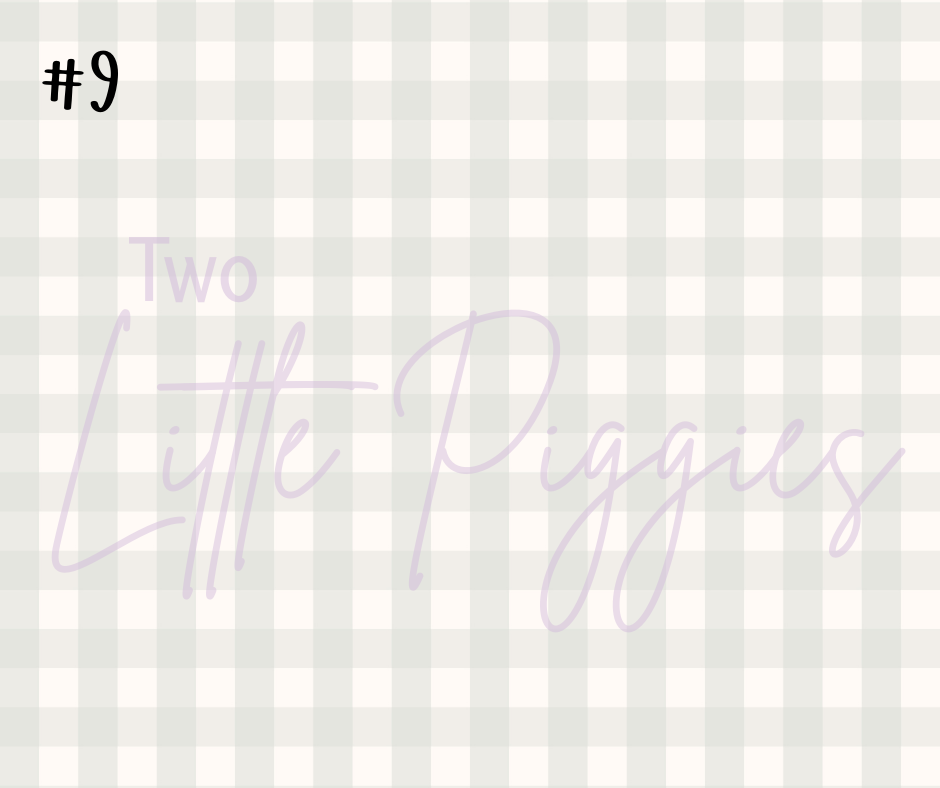 Printed Vinyl - Checkers - Fall