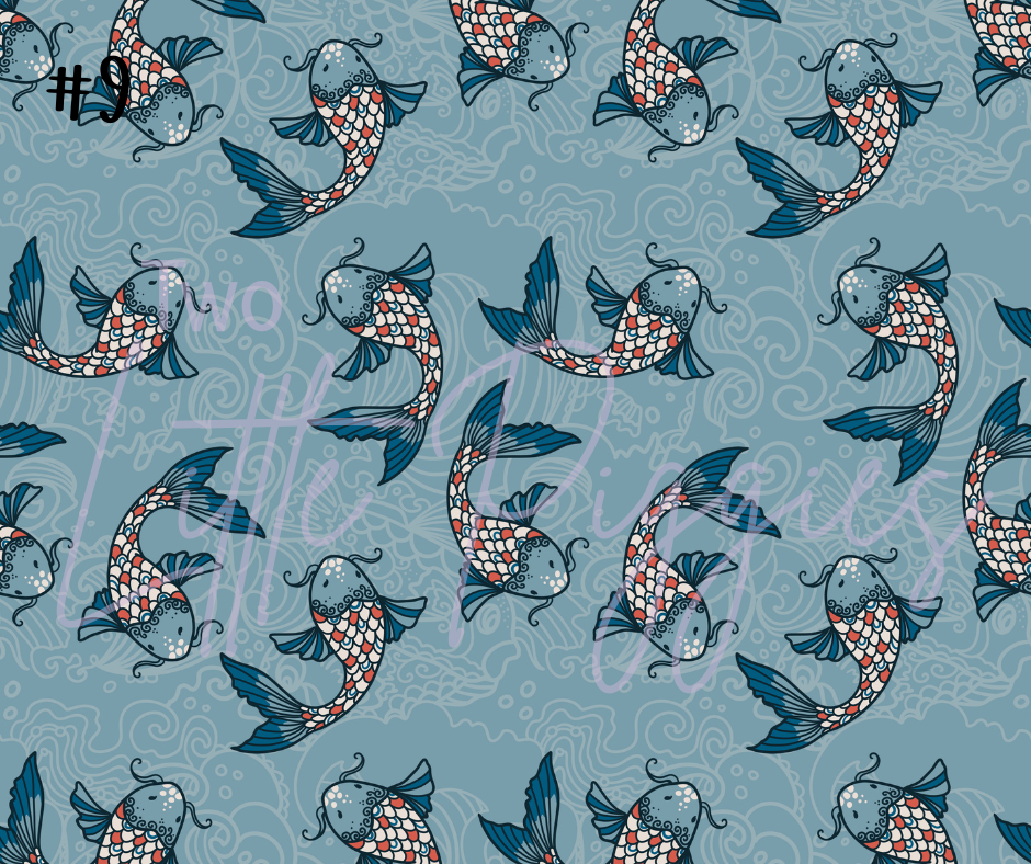 Printed Vinyl - Japanese Patterns