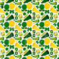 Printed Vinyl - Cheer - Green and Yellow