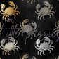 Printed Vinyl - Cancer - Black and Gold