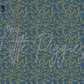 Printed Vinyl - Blue Mustard Floral