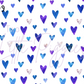 Printed Vinyl - Watercolor - Blue and Purple