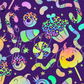 Printed Vinyl - Halloween - Rainbow Halloween