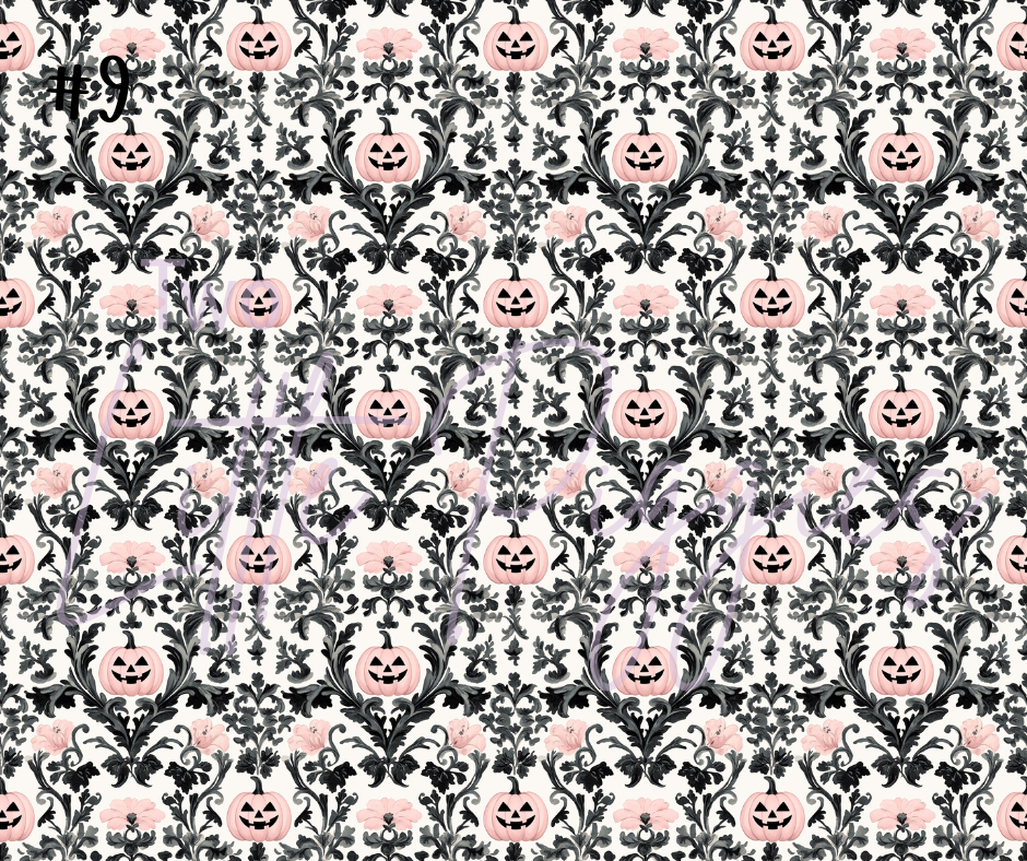 Printed Vinyl - Halloween - Pink Paranormal