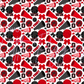 Printed Vinyl - Cheer - Red and Black