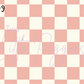 Printed Vinyl - Pastel Checkers Collection