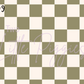 Printed Vinyl - Checkers - Boho Muted