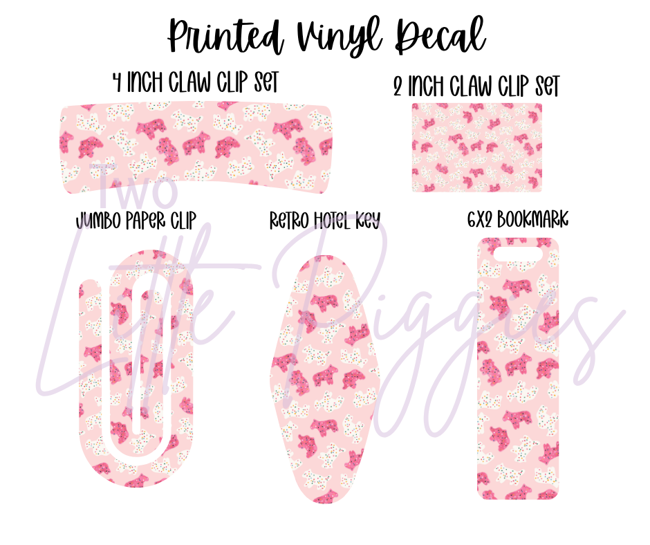 Printed Vinyl - Animal Cookie