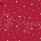 Printed Vinyl - Christmas - Navy and Berry