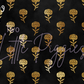 Printed Vinyl - Sagittarius - Black and Gold