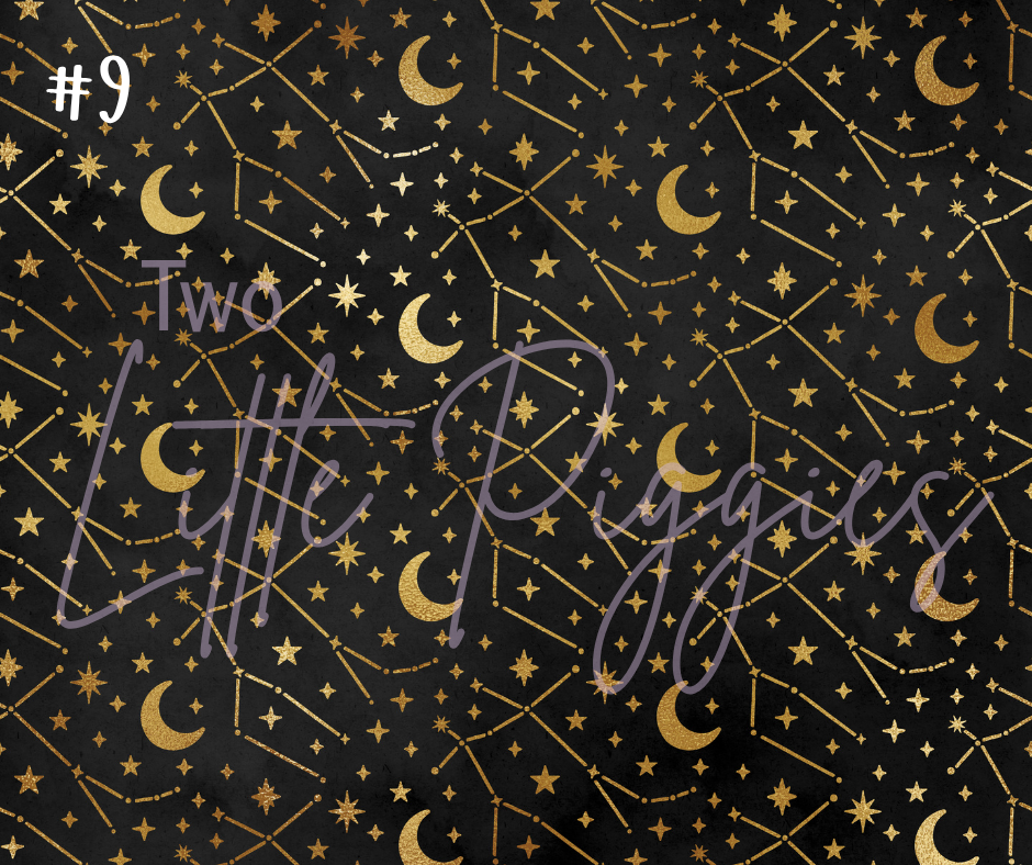 Printed Vinyl - Gemini - Black and Gold