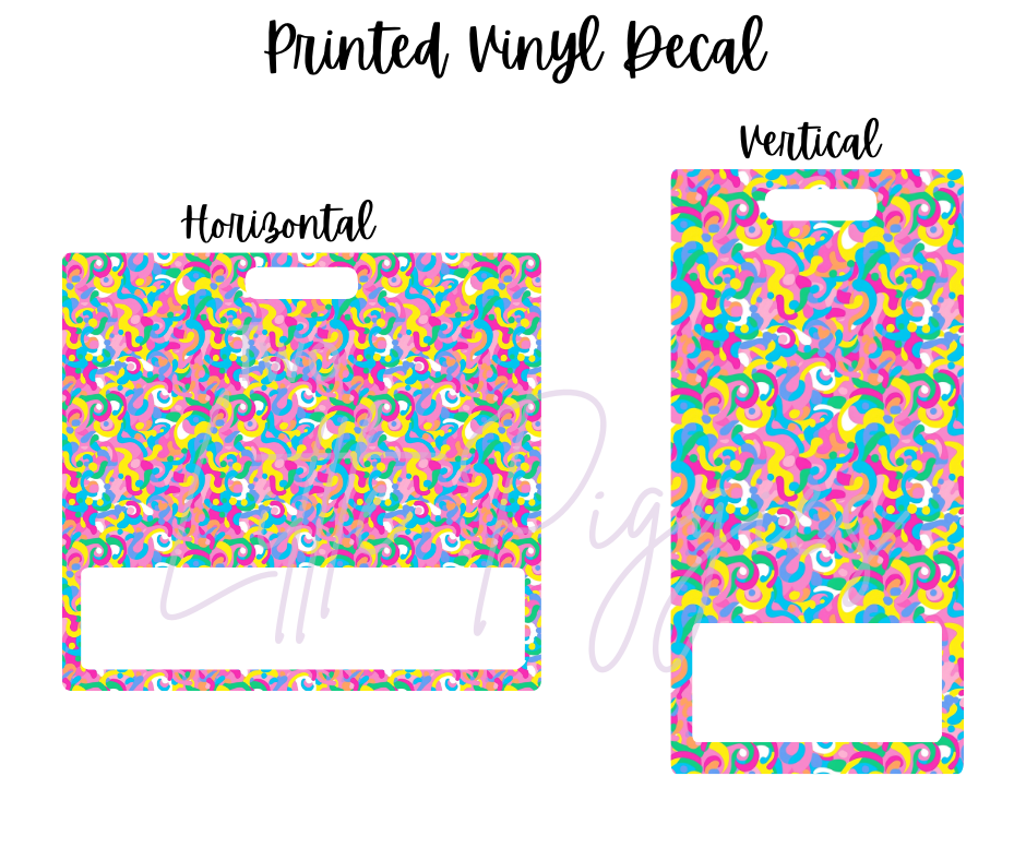 Printed Vinyl - Candy Camo