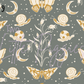 Printed Vinyl - Checkers - Earthy Insects