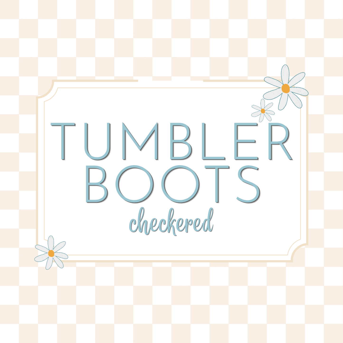 Tumbler Boots - Checkered