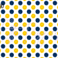 Printed Vinyl - Cheer - Blue and Yellow