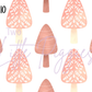 Printed Vinyl - Rosy Christmas