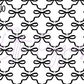 Printed Vinyl - Black and White Bows