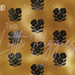 Printed Vinyl - Capricorn - Black and Gold