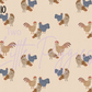 Printed Vinyl - Happy Chickens