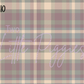 Printed Vinyl - September Plaid