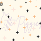 Printed Vinyl - Halloween Spooky Goose - Pink and Orange