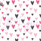 Printed Vinyl - Valentine Hearts