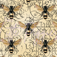 Printed Vinyl - Bumbling Bees