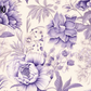 Printed Vinyl - Toile Floral
