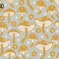 Printed Vinyl - Checkers - Earthy Insects