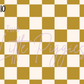 Printed Vinyl - Checkers - Boho Muted