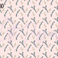 Printed Vinyl - Blue Mustard Floral