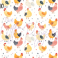 Printed Vinyl - Chickens 2