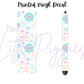 Printed Vinyl - Springtime Flowers