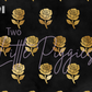 Printed Vinyl - Cancer - Black and Gold