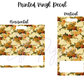 Printed Vinyl - Antique Christmas Flowers