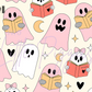 Printed Vinyl - Girl Ghosts and Books