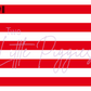 Printed Vinyl - Cheer - Red and Black