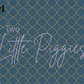 Printed Vinyl - Blue Mustard Floral