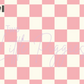 Printed Vinyl - Pastel Checkers Collection