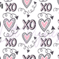 Printed Vinyl - Valentine Hearts