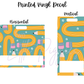 Printed Vinyl - Back to School - Retro School