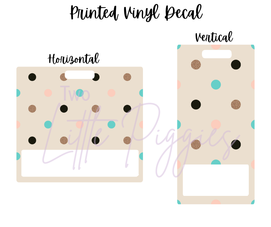 Printed Vinyl - New Year  - Teal