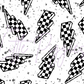 Printed Vinyl - Checkered Punk