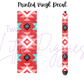 Printed Vinyl - Coral Aqua Aztec