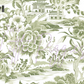 Printed Vinyl - Toile Floral